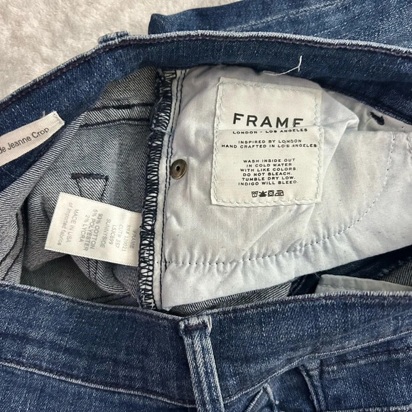 Frame Le Skinny De Jeanne Crop Jeans - Picture 5 of 9
